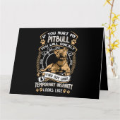 Als je m'n pit bederft, ga je snel weg. kaart (Gele Bloem)