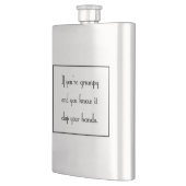 Als je mopperig bent en je weet het heupfles (Links)