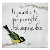 Als je Motivatie Poster wilt vliegen (Voorkant)