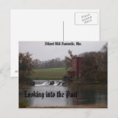 Als je naar het verleden kijkt, Dillard Mill Davis Briefkaart (Voorkant / Achterkant)