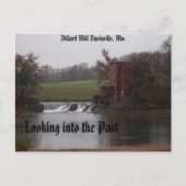 Als je naar het verleden kijkt, Dillard Mill Davis Briefkaart (Voorkant)