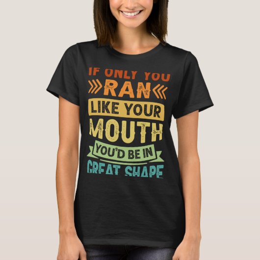Als je net als je mond 2019d in G T-shirt (Voorkant)