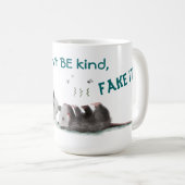 Als je niet aardig kunt zijn, doe dan een mok. koffiemok (Voorkant rechts)