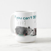 Als je niet aardig kunt zijn, doe dan een mok. koffiemok (Voorkant links)