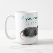 Als je niet aardig kunt zijn, doe dan een mok. koffiemok (Links)