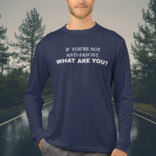 Als je niet anti-fascistisch bent, wat ben je dan Tri-Blend shirt