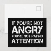 Als je niet boos bent, dan geef je geen aandacht briefkaart (Voorkant / Achterkant)