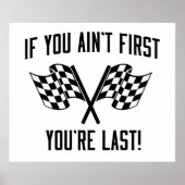 Als je niet de eerste bent, ben je de laatste! poster (Voorkant)