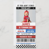 Als je niet de eerste bent, ben je de laatste Raci Kaart (Voorkant)