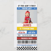 Als je niet de eerste bent, ben je de laatste Raci Kaart (Voorkant)