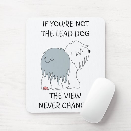 ALS JE NIET DE LADDOG Mousepad BENT Muismat (Met muis)