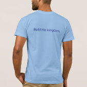 Als je niet dood bent, ben je niet Christelijk kla T-shirt (Achterkant)
