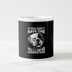 Als je niet één grappige Amerikaanse Bulldog Gift Grote Koffiekop