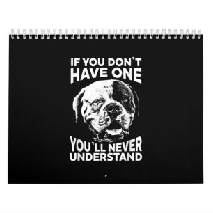 Als je niet één grappige Amerikaanse Bulldog Gift  Kalender