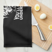 Als je niet één grappige Amerikaanse Bulldog Gift Theedoek (Quarter Fold)