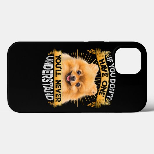 Als je niet één pommerse grappenmaker hebt Case-Mate iPhone case (Achterkant (horizontaal))