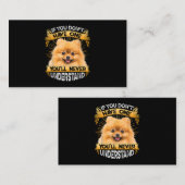 Als je niet één pommerse grappenmaker hebt visitekaartje (Voorkant / Achterkant)