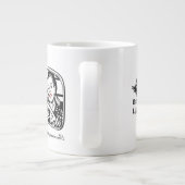 Als je niet gevangen werd, gebeurde het niet. grote koffiekop (Achterkant)