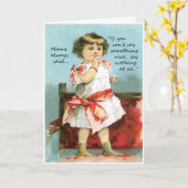 Als je niet iets leuks Wenskaart kunt zeggen Kaart (Gele Bloem)