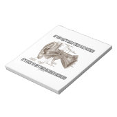 Als je niet kunt horen wat ik Gezegde ben (oorverd Notitieblok (Linkerzijde)