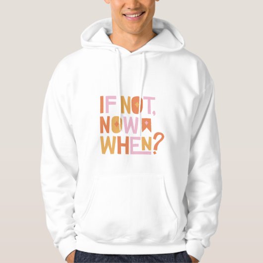 Als je niet meer weet wanneer?" T-Shirt (Voorkant)