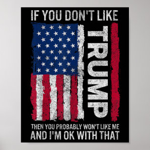Als je niet op Trump houdt, dan zal je waarschijnl Poster