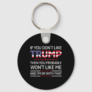 Als je niet op Trump houdt, dan zal je waarschijnl Sleutelhanger