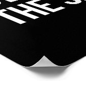 Als je niet opoffert voor wat je wilt poster (Hoek)