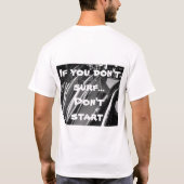 Als je niet surf... t-shirt (Achterkant)
