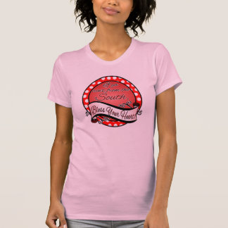 Als je niet uit het zuiden komt, sla je hart dan l t-shirt