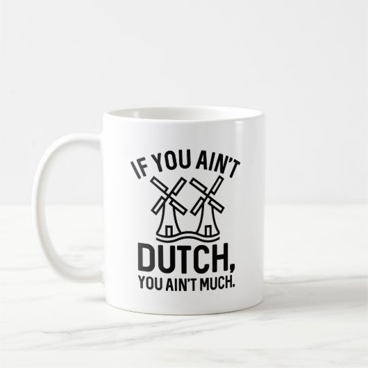 Als je niet veel Nederlands bent Koffiemok (Links)