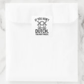 Als je niet veel Nederlands bent Vierkante Sticker (Tas)