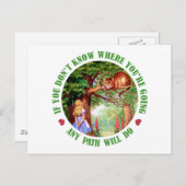 ALS JE NIET WAAR JE GAAT, ZAL IEDERE PAD HET DOEN. BRIEFKAART (Voorkant / Achterkant)