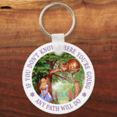 Als je niet weet waar je heen gaat... sleutelhanger (Voorkant)