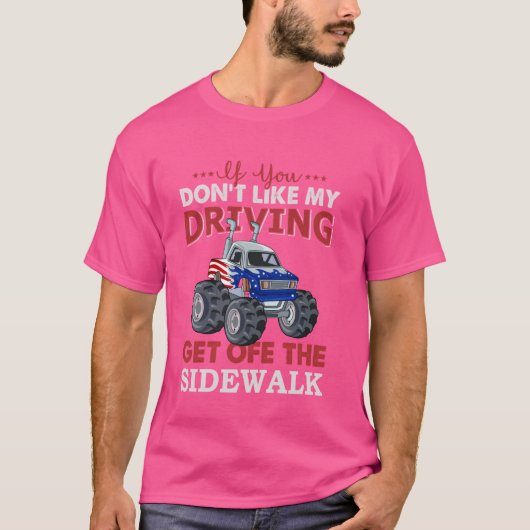 Als je niet wilt dat mijn auto van de straat komt t-shirt (Voorkant)