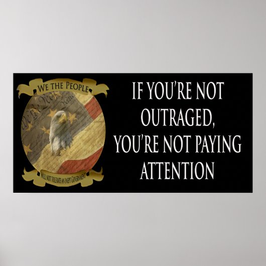 Als je niet woedend bent, let je niet op poster (Voorkant)