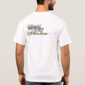 Als je niet woedend bent.... t-shirt (Achterkant)
