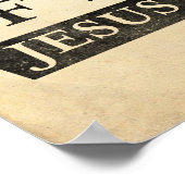 Als je niet zonde, stierf Jezus voor niets. Poster (Hoek)