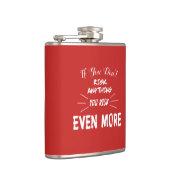 Als je niets riskeert, riskeer je nog meer heupfles (Rechts)