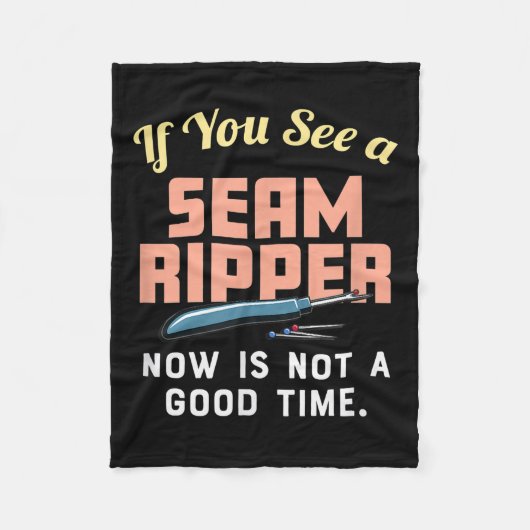 Als je nu een zeemijper ziet, is dat geen goed mom fleece deken (Voorkant)