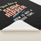 Als je nu een zeemijper ziet, is dat geen goed mom sherpa deken (3/4)