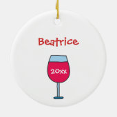 Als je nuchter wilt blijven, kom dan niet over keramisch ornament (Achterkant)