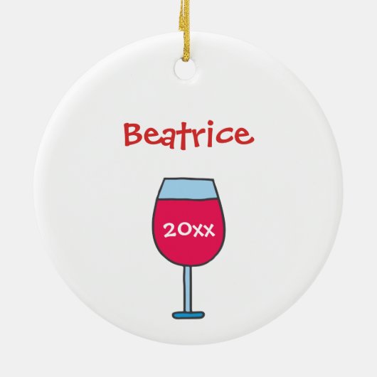 Als je nuchter wilt blijven, kom dan niet over keramisch ornament (Achterkant)