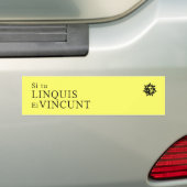 Als je ontslag neemt, winnen ze bumpersticker (Op auto)