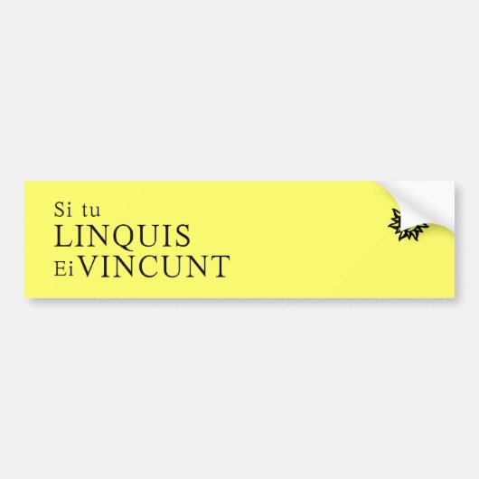 Als je ontslag neemt, winnen ze bumpersticker (Voorkant)