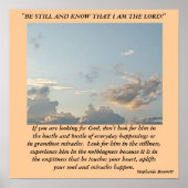 Als je op zoek bent naar God Poster (Voorkant)