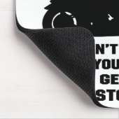 Als je oud wordt, word je oud. muismat (Hoek)