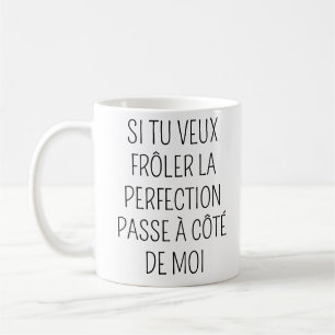 Als je perfectie wilt bereiken, doe dan alsof koffiemok