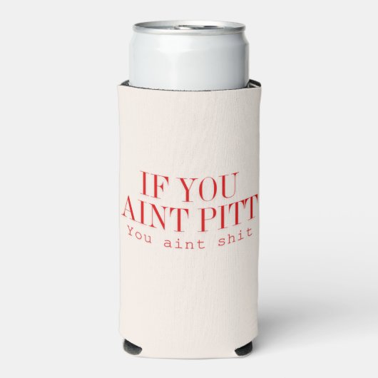 Als je pitt schildert... seltzer blikjeskoeler (Seltzer Voorkant)