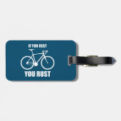Als Je Rust Rokt Je Fiets Bagagelabel (Achterkant horizontaal)